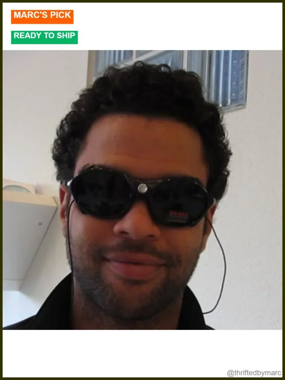 Polarized Aviator Sunglasses with Leatherette Side Shields for Motorcycle Hiking